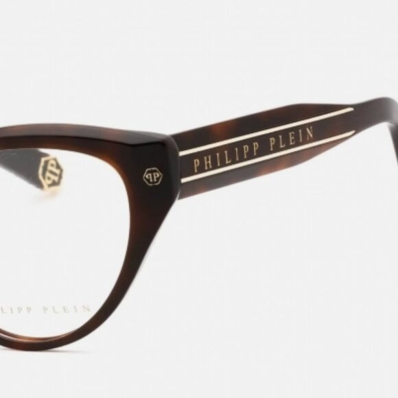 New Philipp Plein Eyeglasses Cat Eye VPP052M Retail : $695 - Picture 3 of 3